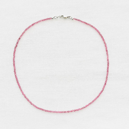 Pink Tourmaline Necklace
